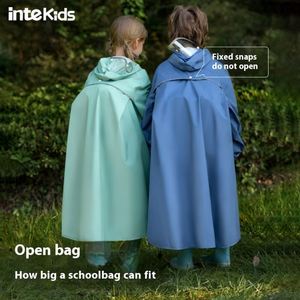 Impermeable para Niños con Espacio para Mochila, para Estudiantes de Primaria, Protección Completa del Cuerpo - Product Image 1
