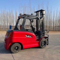 Chariot élévateur électrique assis 4 tonnes, hauteur de levage 3m, batterie 80V, chariot élévateur d'entrepôt avec certificat CE ISO FE40, directement de l'usine
