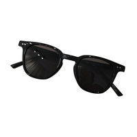 Lunettes de soleil unisexes d'été haut de gamme style IG, anti-éblouissement UV400, teinte marron, monture complète, tendance pour la conduite