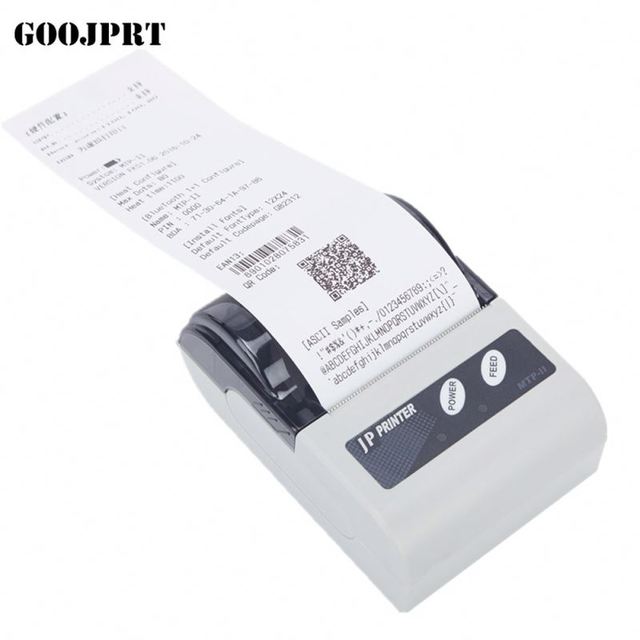 GOOJPRT MTP-II 58mm Android Ios Receipt Handheld Wireless Mobile Thermal Printers for Tab Let