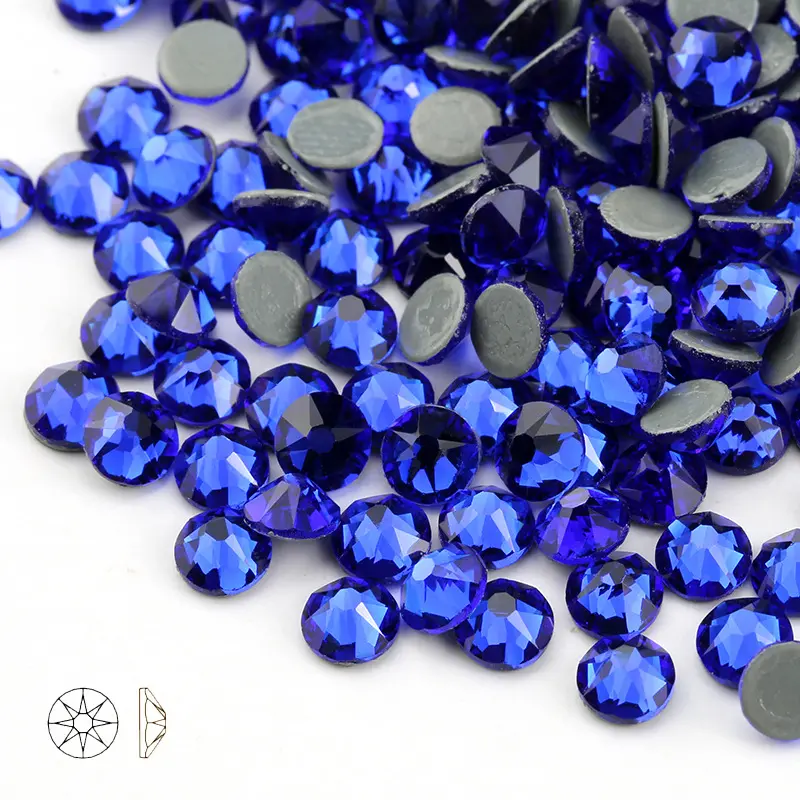 16 faceted flat bottom rhinestone clothing accessories DIY accessories colorful nail rhinestones wholesale