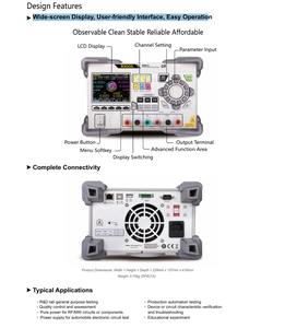Alimentation programmable Rigol DP832A avec logiciel d'analyse de données version professionnelle - Product Image 6