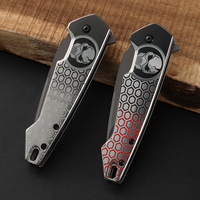Couteau de poche pliable de survie et de chasse Bochen, de haute qualité, OEM personnalisé, imprimé en 3D, avec lame en acier revêtu de titane