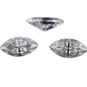 Moissanite Marquise Cut D Color White Lab Created Gemstone Loose Stone For Jewelry Making - Product Image 3