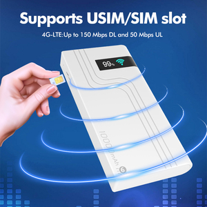 10000mAh 4 gam ngân hàng điện wifi hộp Router xây dựng trong cáp Powerbank với Wifi modem - Product Image 5