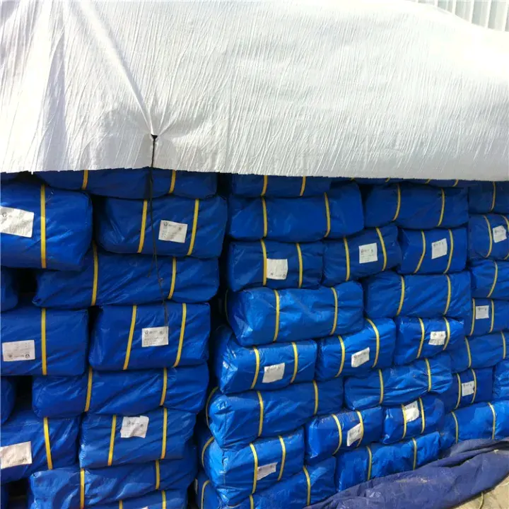 Сверхмощный: 170 г Ширина: 4 м синие/оранжевые рулоны брезента из ПЭ/хорошее качество для покрытия грузовика брезенты