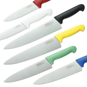 Chất Lượng Cao Cấp Thân Thiện Với Môi Tay Phải Nhà Bếp Đầu Bếp Dao Chuyên Nghiệp Thép Không Gỉ Đồ tể Với <span class=keywords><strong>PP</strong></span> Nhựa Đầy Màu Sắc Xử Lý - Product Image 4