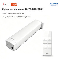 Moteur de rideau Dooya DT82TN Z à couple élevé, commande intelligente Tuya Zigbee, rail de rideau en aluminium thermolaqué pour villa et appartement