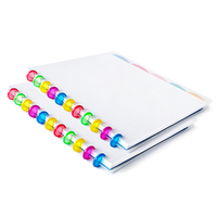 Carnets à couverture rigide A4 A5 à grille avec logo personnalisé, carnet à disques vintage mignon et économique pour étudiants, vente en gros