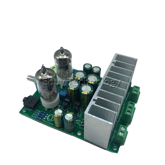 6J1 Vacuum Tube Preamplifier LM1875T Power Amplifier Board Hybrid Design Solid-State Vacuum Tube Technology