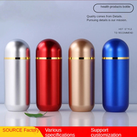 Produits de santé personnalisés Bouteilles de médicaments vides Emballage de capsules de médicaments en plastique Conteneurs de matériaux PS Flacon à pilules L09