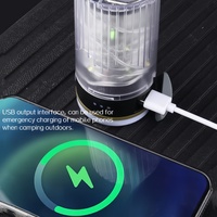 Lampe de camping LED multifonctionnelle, étanche IP67, portable, pliable, rechargeable, guirlande lumineuse pour le camping, la cour, la randonnée