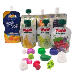 Bolsa Reutilizable de 150 ml, Libre de BPA, Apta para Lavavajillas y Congelador, de Grado Alimenticio, PET/PA/PE, con Boquilla para Líquidos, Envase para Bebidas, Marca <span class=keywords><strong>Easylife</strong></span> AB233 - Product Image 3