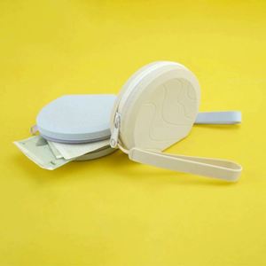 Silicone Handmade Zippered Mini Waterproof Portable Fashionable Coin Purses With <b>Wrist</b> <b>Strap</b> - Product Image 2