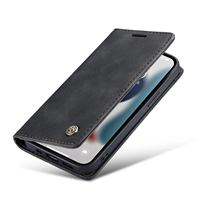 Étui de téléphone portable en TPU souple avec porte-cartes de style livre pour iPhone 13 Pro Max, étui en cuir portefeuille
