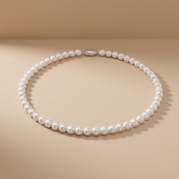 Collier de perles d'eau douce Aurora de qualité nucléaire, cadeau idéal pour maman, petite amie ou meilleure amie.