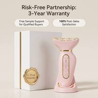 Masseur électrique pour le visage et le cou OEM, 3 vitesses, micro-courant vibrant, appareil de lifting cutané, masseur rechargeable pour le soin du cou