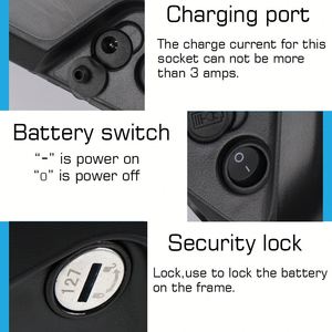 Envío Rápido en Australia, Batería para Bicicleta Eléctrica Jumbo Shark de 60v 20.8ah, Celdas LG 21700, BMS de 50A, Cargador de 3A para Bicicleta Eléctrica de 2000W - Product Image 4