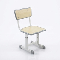 Meubles scolaires de haute qualité personnalisés, bureau d'étude individuel pour l'école, bureau d'étude réglable individuel et ensembles de chaises