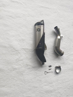 Système d'échappement moto en acier au titane haute performance, silencieux et tuyau slip-on pour KTM RC390 2024 – Vente directe usine