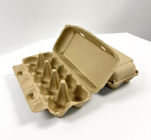 Giấy bột giấy khay trứng Đóng gói hộp phân hủy chống sốc và thả bằng chứng khay trứng để bảo vệ trứng - Product Image 2