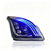 Phares avant pour Prado FJ120 (03-09) avec lentille LED, feux de jour 8000K, 6000 Lumens, 12V