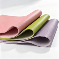 Tissu en cuir artificiel PVC gaufré imperméable et anti-moisissure avec support tricoté pour coussins de canapé, chaises, meubles et sacs