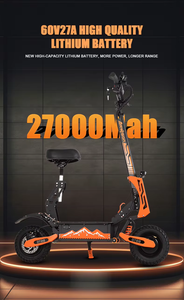 โรงงานขายส่งสกู๊ตเตอร์ความเร็วสูง 5600w พับได้ GT08 2 ล้อ ยางออฟโรด 11 นิ้ว สำหรับผู้ใหญ่ ผู้ผลิตสกู๊ตเตอร์ไฟฟ้า GT08 Sc - Product Image 4