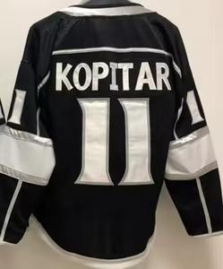 Nuevas camisetas de hockey sobre hielo OEM personalizadas 24-25 con bordado de sarga y transferencia térmica para equipos, uniforme de entrega rápida 100% poliéster - Product Image 4