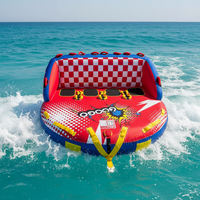 Bouée gonflable de ski nautique en PVC robuste pour usage commercial, équipement de jeu aquatique pour lac et mer