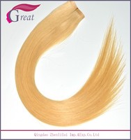 Extensions de cheveux naturels à bandes adhésives, prix d'usine, en cheveux russes Remy vierges non traités, cuticules alignées, diverses couleurs