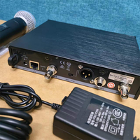 Microphone sans fil QLXD4 pour la scène, le karaoké, la diffusion en direct, microphone professionnel
