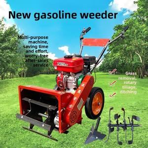 Micro cultivador de motor rotativo multifuncional de gasolina pequeño autopropulsado con tracción en las cuatro ruedas de 7hp <span class=keywords><strong>para</strong></span> Orchard Hoe - Product Image 4