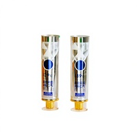 Tube de dentifrice cylindrique en aluminium-plastique pour hôtel, diamètre 12,7-35 mm, bouchon à vis, impression UV personnalisée, cosmétique
