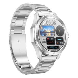 <span class=keywords><strong>Montre</strong></span> <span class=keywords><strong>connectée</strong></span> Android S4 Ultra HD TFT, étanche IP67, <span class=keywords><strong>bracelet</strong></span> en métal et silicone, surveillance de la fréquence cardiaque, NFC, suivi sportif et de forme physique - Product Image 5