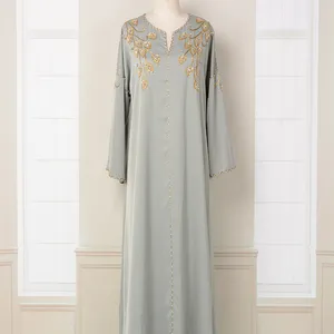 Abaya Dubai Turkey EID Modest Kaftan Islamic Clothing Modest Kaftan