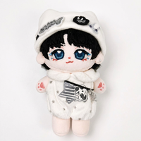 Peluche Kpop personnalisée, bonnet, combinaison étoile, jouet en peluche doux, vente en gros