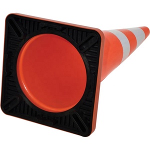 Top Safe 28 "Oranje Parkeerveiligheid Verkeerswaarschuwing Plastic Pvc Kegel Voor Verkeer - Product Image 6