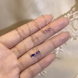 Collar de Plata de Ley S925 con Colgante de Turquesa Romántico Estilo Vintage, Collar de Madre Palaiba con Dije de Trébol de Cuatro Hojas - Product Image 5