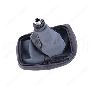 Pomo de Palanca de Cambios Universal de Cuero, 6 Velocidades, Diseño Ergonómico con Línea Negra, CLH711Z0394 - Product Image 1