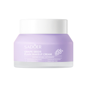 SADOER Crème Pigmentée Translucide Correctrice aux Pépins de Raisin 50g Éclaircissante Adoucissante Hydratante Unifiante Raffermissante Maquillage - Product Image 6