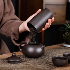 Tradizionale cinese giapponese tazza da tè custodia protettiva EVA custodia viola argilla teiera da tè può strofinaccio portatile borsa da viaggio - Product Image 3