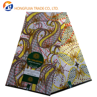 Kain Organza Tenun Bermotif Batik Belanda Gaya Afrika, Tahan Gesekan, Berat Sedang, Pesanan Khusus, Kain Loin