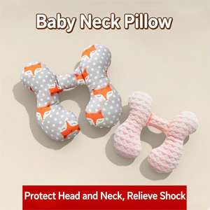 Breathable U-Shape <strong>Baby</strong> Neck <strong>Pillow</strong> for Newborns, Travel Car Seat <strong>Head</strong> Support, Cross-Border Multi-Functional Infant Cushion - Product Image 2