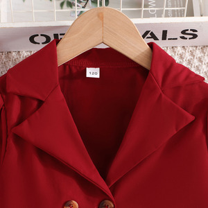 Ensembles de vêtements pour filles de 6 à 10 ans, mode automne, luxe, fleurs, doux, respirant, manches longues + robe noire - Product Image 5