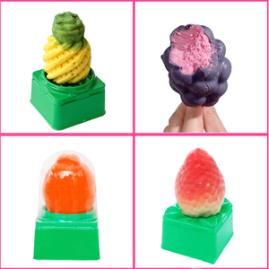 Novità: Scatola di Gelato Esotico 3D a Forma di Frutta (Ananas, Uva, Arancia, Fragola) - Tendenza Virale TikTok, Accettiamo OEM per Negozi di Dolci - Product Image 2