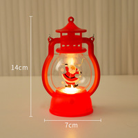 Lanterne en plastique écologique, bougie numérique LED, décoration de Noël, centre de table, cadeau pour la maison