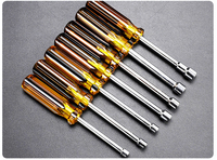 Tournevis à douille hexagonale Allen Hex 4 5 5,5 6 7 8 9 10 11 12 13 14 mm pour boulons, écrous, vis, fixations, quincaillerie, outils à main