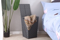 Panier à linge en nylon tissé grande capacité avec couvercles, idéal pour le rangement de la chambre à coucher – Produit phare 2026