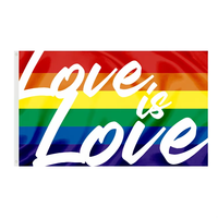 Livraison rapide Nouveau design Rainbow Love Wins Love Is love Gay Pride Drapeaux